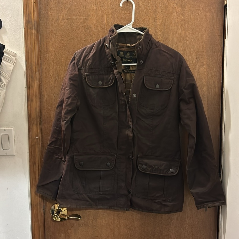 Beautiful Barbour Jacket: Original Barbour Tartan!